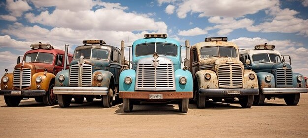 Camiones de mudanza profesionales listos para el servicio